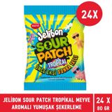 Jelibon Sour Patch Tropikal Meyve Aromalı Yumuşak Şekerleme 80 gr - 24 Adet