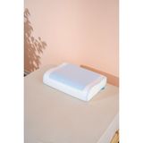 Jelli Ortopedik Visco Yastık Serinleten Yastık 45*31*10/7 cm - 45 x 30 cm - Beyaz