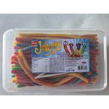 Jellopy Licorice Borucuk Ekşi Dolgulu Mix Çubuk Jelibon 160 Adet - 1,4 kg