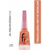 Jelly Look Yüksek Pigmentli & Parlak Bitişli Jel Görünümlü Oje - JL99 JUICY PAPAYA
