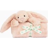 Jellycat Bashful Bunny Yumuşak Peluş Bebek Battaniyesi 70 cm - Açık Pembe