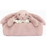 Jellycat Luxe Bashful Bunny Yumuşak Peluş Bebek Battaniyesi 70 cm - Pembe