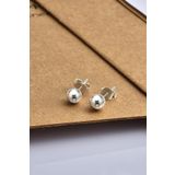 Jelux Silver Gümüş 4 mm Top Küpe