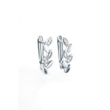 jelux silver Gümüş 925 Ayar Zirkon Taşlı Başak Küpe