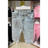 Jena by Miniks Güllü Taşlı Bebe Pantolon - Mavi - 1 Yaş