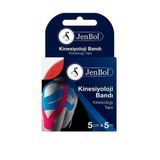 Jenbol 5 cm 5 mt Kırmızı Kinesiology Tape Ağrı Bandı