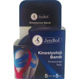 Jenbol 5 cm 5 mt Siyah Kinesiyoloji Ağrı Bandı