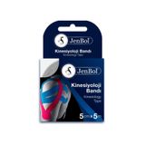 Jenbol Kinezyo Sporcu Bandı Ağrı Bandı 5 Metre X 5 Cm Beyaz