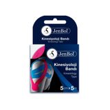 Jenbol Kinezyo Sporcu Bandı Ağrı Bandı 5 Metre X 5 Cm Pembe