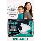 Jender All Fit XS Bel Bantlı Hasta Bezi, 30'lu 4 Paket (120 Adet)