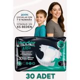 Jender Bel Bantlı Hasta Bezi Xs 30'lu - Standart - Çok Renkli