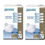 Jender Emici Külot Büyük Boy L 30'lu 2 Adet Hasta Bezi