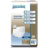 Jender Emici Külot Yetişkin Hasta Bezi XL 30 Adet 5,5 Damla Beyaz Renkli Konforlu Kullanım