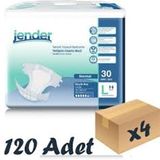 Jender Hasta 120 Adet Large 4 Paket Alt Hasta Bezi