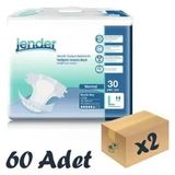 Jender Tekstil Yüzeyli Bel Bantlı Large 60 Adet Hasta Bezi