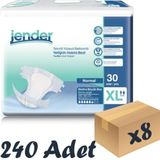Jender Tekstil Yüzeyli Xlarge 30'lu 8 Paket 240 Adet Bel Bantlı Yetişkin Hasta Bezi