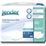 Jender Yatak Koruyucu Örtü 60 x 90 -Kedi Köpek Çiş Pedi 60'Lı Underpad - 150 x 200 cm