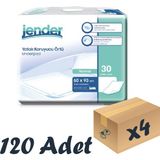 Jender Yatak Koruyucu Örtü 60×90 Cm 30’Lu 4 Paket 120 Adet Underpad - 60 x 90 cm