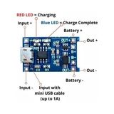 Jenerik Mikro USB Tp 4056TP 4056TPA 4056 (03962A) Dc Şarj, 18650GER Pcb Şarj 3.7V Lipo, Lityum Iyon Pil Şarj Modülü Kart Kiti (1 Adet) Bms ile Hobi Projeleri Kendin Yap Vb. Için