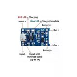 Jenerik Mikro USB Tp 4056TP 4056TPA 4056 (03962A) Dc Şarj, 18650GER Pcb Şarj 3.7V Lipo, Lityum Iyon Pil Şarj Modülü Kart Kiti (1 Adet) Bms ile Hobi Projeleri Kendin Yap Vb. Için