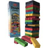 Jenga Denge Oyunu Renkli 54 Parça