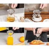 Jenisa Home Çok Amaçlı Konik Çay Kahve Gıda Meyve Suyu Süzgeci 8 cm