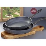 Jenisa Home Granit Efektli 2 Li Tava Seti 24 ve 28 cm
