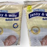 Jenny & Willy Bebek Bezi Yeni Doğan 2 - 5 Kg Ekonomi Paketi 2 Paket 80 Adet