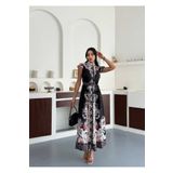 jennyfer garment İTHAL BABEL KUMAŞ KUŞAKLI ELBİSE