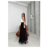 jennyfer garment İTHAL ŞİFON KUMAŞ ASTARLI ETEK