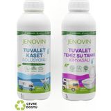 Jenovin Sifon Temizliği Karavan & Tekne Tuvalet Wc Atık Kimyasalları Çam Kokulu 1 L | Katı Atık Parçalama