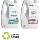 Jenovin Sifon Temizliği Karavan & Tekne Tuvalet Wc Atık Kimyasalları Çam Kokulu 3L | Katı Atık Parçalama