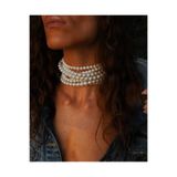 Jerberaa takı Çoklu inci kolye 6’lı choker (tasma) kolye