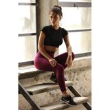 Jerf Pine Yüksek Bel & Toparlayıcı Tayt, Mor, M