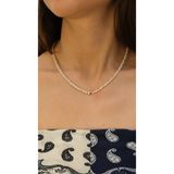 Jerie Gold Kalp Detay Mini Barok İnci Kolye