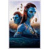 Jeronkarji Avatar: The Way Of Water (2022) Film Posterinin 500 Parça Puzzle Yapbozu SÜRÜM25