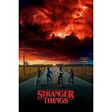 Jeronkarji Stranger Things (2016) Film Posterinin 500 Parça Puzzle Yapbozu Sürüm2