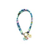 JesPawty JesSpecial Mavi İp Halat Kedi Köpek Kolyesi Charm Uçlu