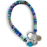 Jespawty Jesspecial Mavi Ip Kedi Köpek Kolyesi Charm Uçlu Gümüş Rengi - XS