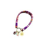 JesPawty Jesspecial Mor Ip Halat Kedi Köpek Kolyesi Charm Uçlu