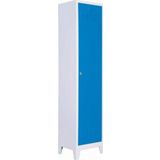 Jessan Ofis Mavi Tekli Soyunma Dolabı 40x185x37 cm