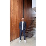 JESSE STORY Erkek Paraşüt Kumaş Ceket Pantolon Lacivert Takım – Regular Tam Kalıp, Astarlı, Çift Fermuarlı, Lastikli & Kordonlu KOD: JSM26TKM-001