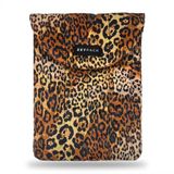 Jessy Puffer Leopar Laptop Case, Su itici, Koruyucu Pedli Bilgisayar Çantası,13’’/14’’, MacBook,Tablet,iPad,Laptop Kılıfı, Leopar Desenli