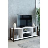 Jest Dekor Konsept Mila Beyaz Ahşap Tv Ünitesi - Televizyon Sehpası – Ergonomik Tasarım - 120X30 Cm - Demonte