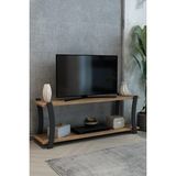Jest Dekor Konsept Roma Atlantik Çam Ahşap Raflı Televizyon Sehpası, Tv Ünitesi, Tv Sehpası – 120x30 Cm – Şık Ve Dekoratif