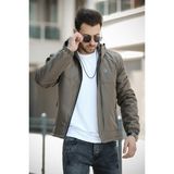 Jestad Su Itici Kapüşonlu Slim Fit Erkek Mont - Haki