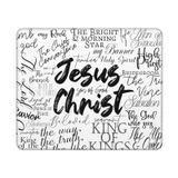 Jesus Cross Faith Mouse Pad, Moda Masaüstü Dizüstü Mouse Mat PC Oyun Masası Kare Mousepadler Kadın Erkek için