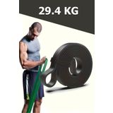 Jet 29 Kg Sert Güç Bandı Kas Geliştirici Güç Direnç Lastiği Training Fitness Bant Siyah