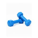 Jet Deluxe 1 Kg Demir Dambıl Vinyl Demir Döküm Dambıl Seti El Ağırlığı 1Kgx2 Adet Dumbell Mavi