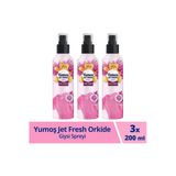 Jet Fresh Giysi Spreyi Yıkamadan Ferah Koku Ve Ütü Etkisi Orkide 200 Ml X3